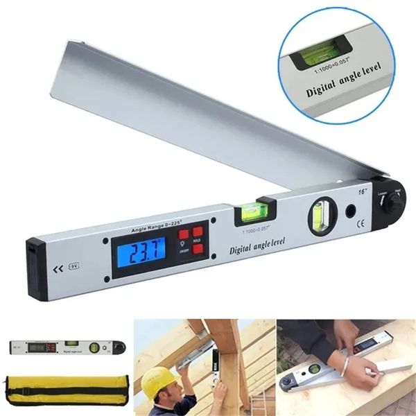 0 ~ 225 ° LCD Digital Neigungsmesser Winkelmesser Wasserwaage Winkel Finder Gauge Meter Tester Digitale Elektronische Winkel Lineal