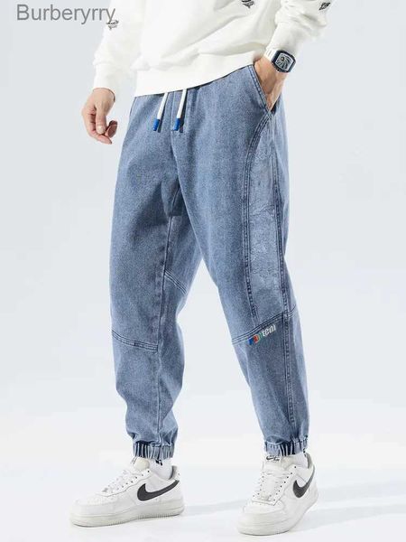 Herren Jeans Frühling Sommer Schwarz Blau Baggy Jeans Männer Hip Hop Streetwear Lose Harem Jean Hosen Casual Jogger Hosen plus Größe 8XLL231011