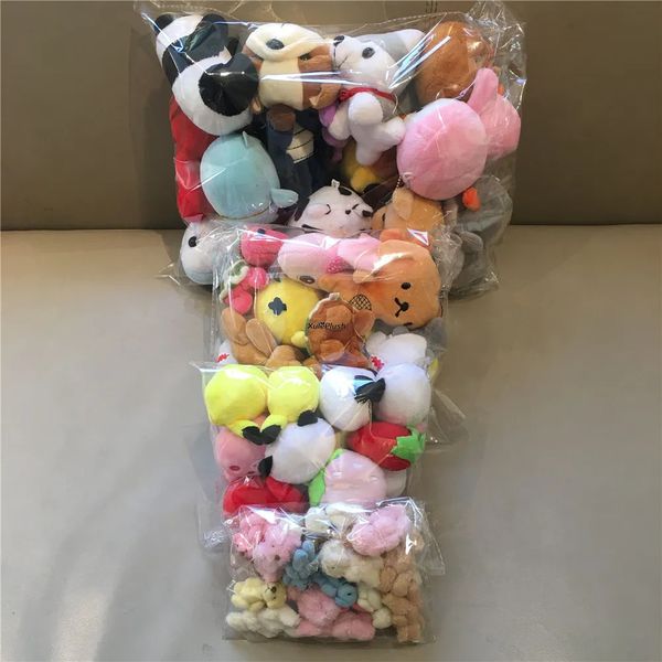 Peluş bebekler 10 adet rastgele stiller oyuncak 5 15cm ayı panda sevimli yumuşak doldurulmuş bebek çocuklar için Noel hediyesi 231012