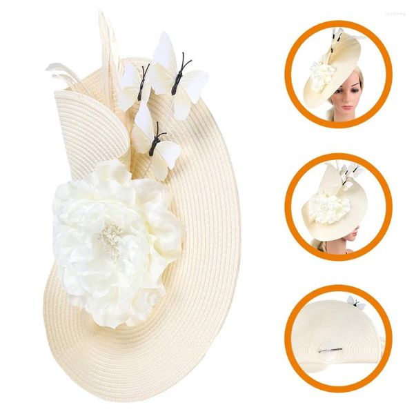 Банданы банкетный головной убор невесты чаепитие шляпа женские повязки на голову женские свадебные камуфляжные чародеи