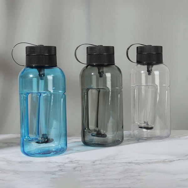 Kunststoff Bong Wasserpfeife Wasserflasche Tassenform 1000 ml Wasserpfeife KTV Bar Zigarettenpfeife 9 Zoll hohe Bong Großhandel