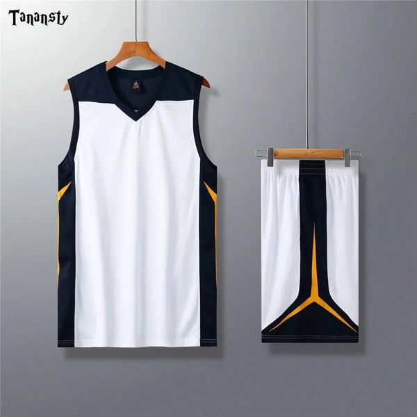 Outdoor-T-Shirts Basketball-Trikot-Set Blanko-Trikots für Herren Hochwertige Uniformen Sportkleidung Basketball-Trikots College-Sportbekleidung 231012