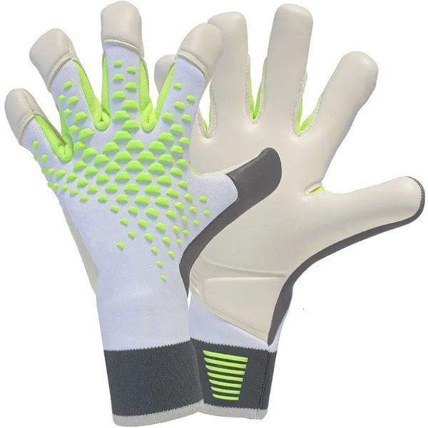 Luvas esportivas dedo guarda luvas de goleiro futebol treinamento jogo equipamento de proteção para adultos látex wearproof anti-deslizamento luvas de goleiro de futebol 231011