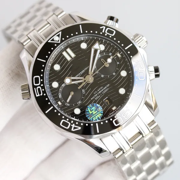 Sea Master 300 210.30.44.51.01.0001 AAAAA 5A Qualità Superclone Orologi 44mm Uomo Cronografo Movimento meccanico automatico Vetro zaffiro Confezione regalo Jason007 orologio 02