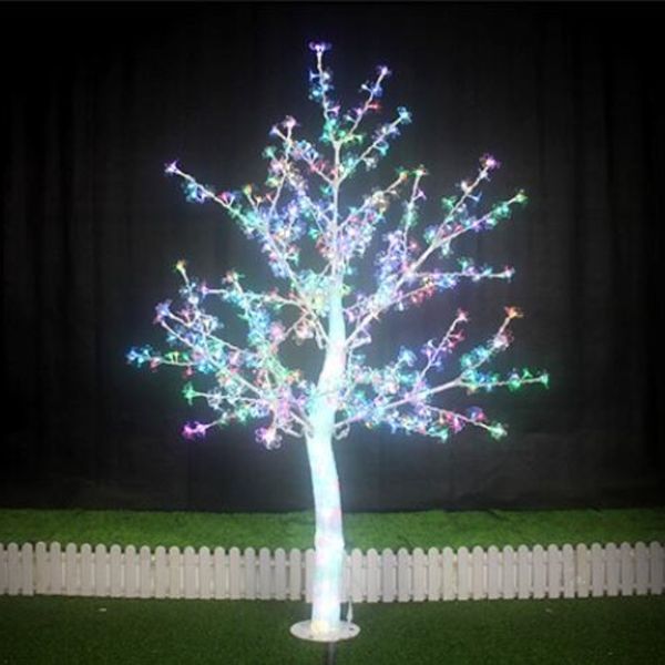 Luci paesaggistiche Luci esterne a LED Decorazione natalizia da giardino a prova di pioggia Luci per alberi con bagliori di cristallo