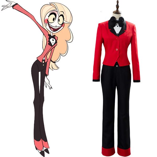 Косплей Хазбин, костюм Чарли для отеля, женский костюм, униформа, карнавальный костюм на Хэллоуин, косплей