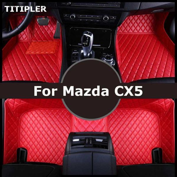 Tappetini Tappeti TITIPLER Tappetini auto personalizzati per Mazda CX5 Piede Coche Accessori Tappeti Q231012