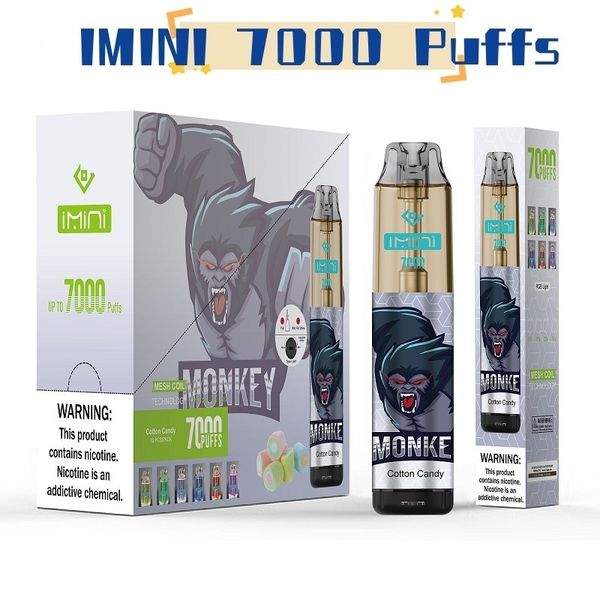 Miglior fornitore 7000 soffi monouso Vape E vaporizzatore per sigarette ricaricabile LED flusso d'aria regolabile Vapes Puff Bar all'ingrosso Vape Pen Narghilè