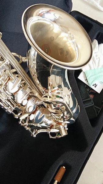Tenor-Saxophon Mark VI Silber, Musikinstrumente auf professionellem Niveau, hochwertige B-Saxophon-Mundstückhüllen, kostenlos