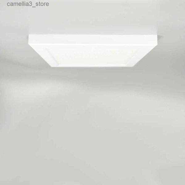 Plafoniere 200-240 V Luce di pannello ultra sottile ad alta luminosità Sensore di movimento 18 W Lampada quadrata a LED montata a soffitto 220x220 mm Nessuno sfarfallio Q231012