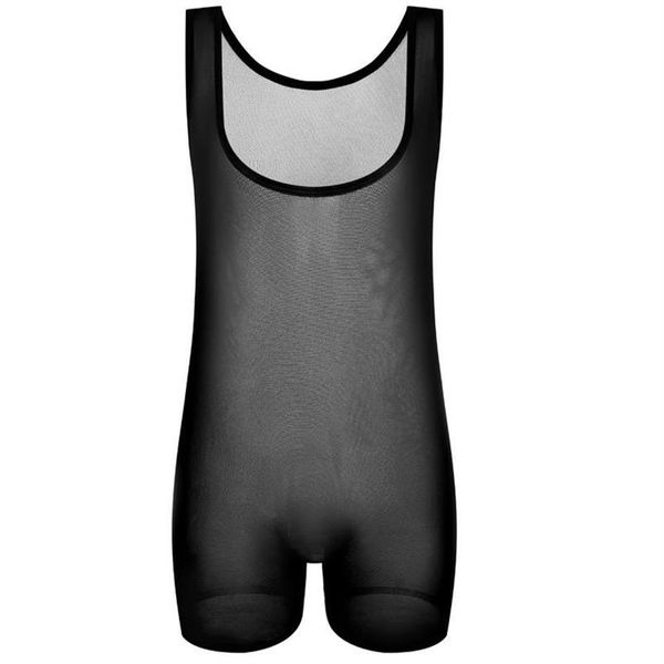 Мужское нижнее белье Perspective, сетчатое боди, прозрачная футболка, майка, жилет, моделирующее тело, черный, бежевый, M, L, XL309R