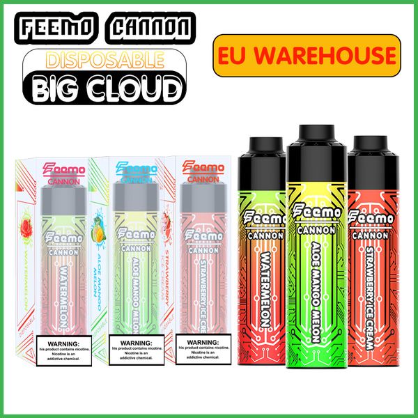 Vaporizzatore batteria vape 850mah 18ml Capacità scatola penna vaping grande nuvola mod 10 sapori kit di avviamento vapore bobina mesh con controllo del flusso d'aria vape mod spedizione veloce