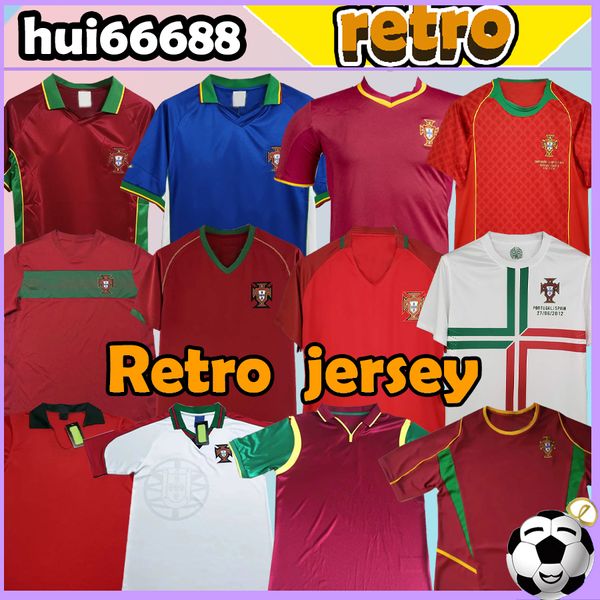 1972 2016 Retro portugiesische Fußballtrikots 1972 1996 1998 1999 2000 2002 2004 2006 2010 2012 2016 RONALDO DECO NANI R. MEIRELES Herren-Fußballtrikots Uniformen