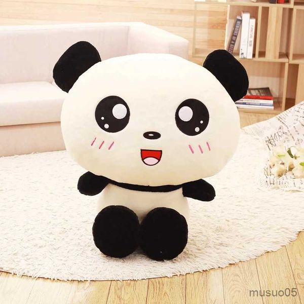 Suprimentos de brinquedos de Natal Super Big Head Panda Brinquedo de pelúcia recheado adorável urso de desenho animado presente para crianças animais macios crianças bebê presente de Natal R231012