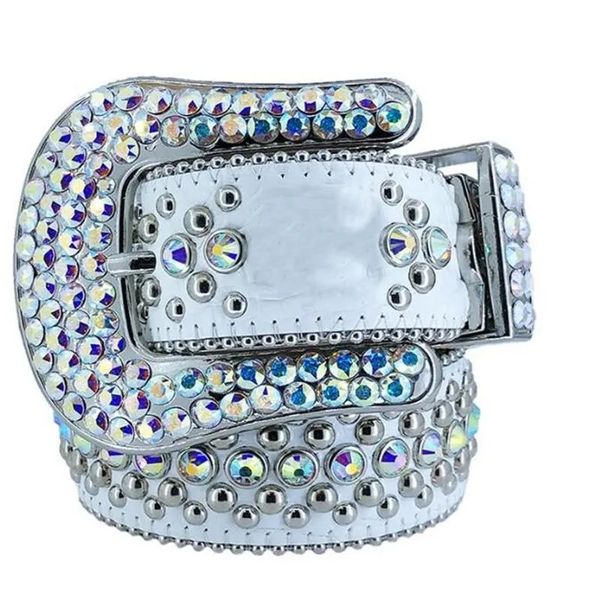 Мужчины женщины BB 2023 Simon Belt Luxury Designer Belt Retro Retro Buckle Ristels 20 Цветные хрустальные бриллианты BB Русы Simon Сква