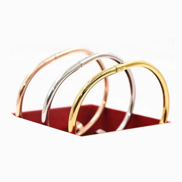 pulseira 882174789 pulseiras clássicas designer ouro prata prego pulseira titânio aço manguito moda bangle nlay diamante pulseiras mulheres homens amor jóias presente