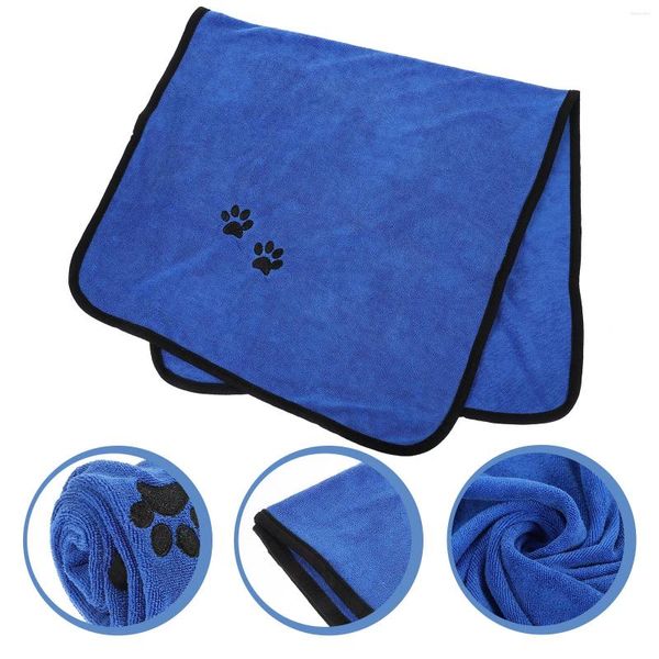 Vestuário para cães Toalha de banho para animais de estimação Toalhas absorventes Absorção de água Fibra de banho Gatinho Gato Filhote de cachorro Suprimentos Loja