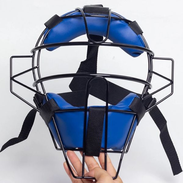 Máscara de face máscara de softbol de engrenagem protetora Visão de campo amplo Capacete de segurança confortável Fielder Capacete de softball Máscara de apanhador de beisebol 231011