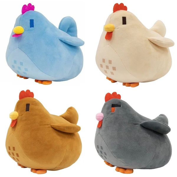 Плюшевые куклы Stardew Valley Game Chicken Мягкие мягкие игрушки Kawaii Cartoon Toy Baby Companion Подушка Peluche Годовой подарок 231012