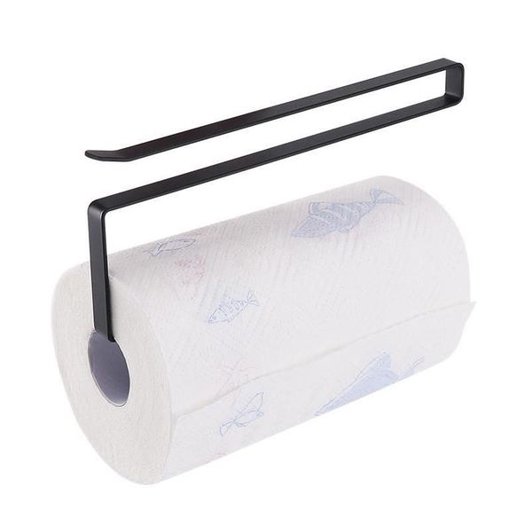 Porta asciugamani Porta asciugamani Porta fazzoletti Porta fazzoletti Porta carta per cucina Senza punzonatura Accessori Bianco / Nero Casa Giardino Bagno Bagno Dhjup