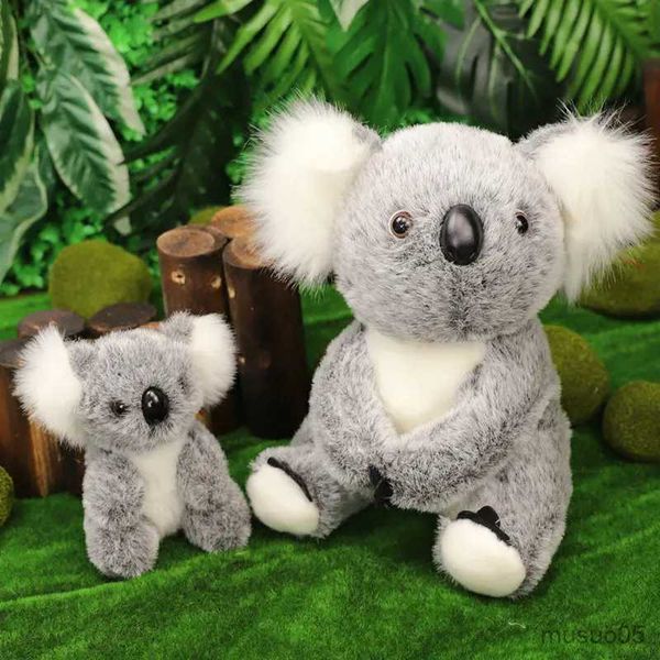 Suprimentos de brinquedos de Natal bonito macio coalas brinquedos de pelúcia aventura urso boneca simulação mãe crianças coalas aniversário presente de natal para crianças bebê r231012