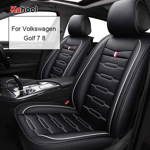 Коврики KAHOOL, чехол на сиденье автомобиля для VW Golf 7 8 CD1 CG5 5G1 2012-2022, автоаксессуары для салона (1 место) Q231012