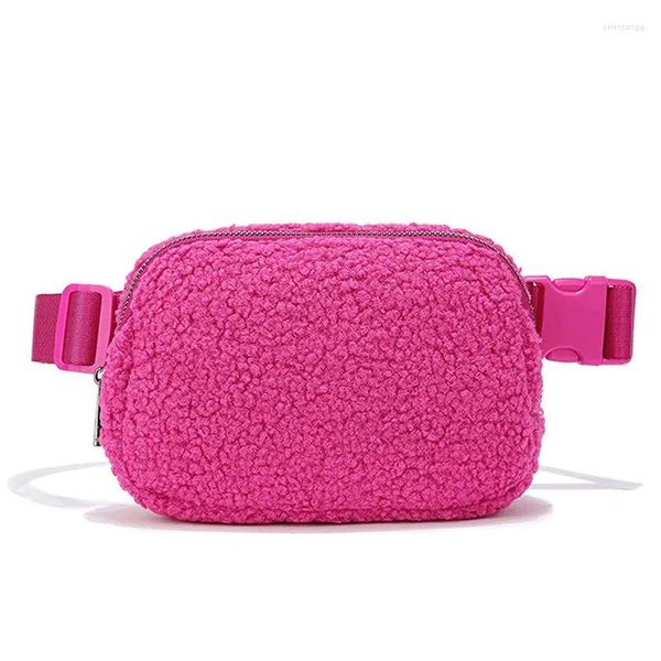 Sacos de cintura mulheres moda sherpa velo cinto saco fábrica atacado de alta qualidade unisex correndo mini fanny pack