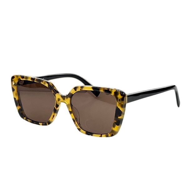 Occhiali da sole da uomo e da donna firmati occhiali da vista montatura con montatura rettangolare trasparente occhiali con stampa leopardata vacanza da viaggio con squisita scatola VPR16ZV