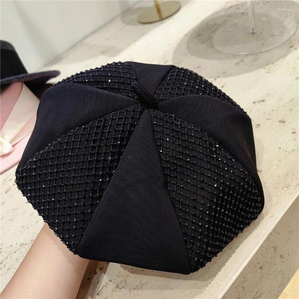 Berets 202309-Il Ins Drop Grace Drill Fashion Street Lady Beret Hat Women Leisure Painter