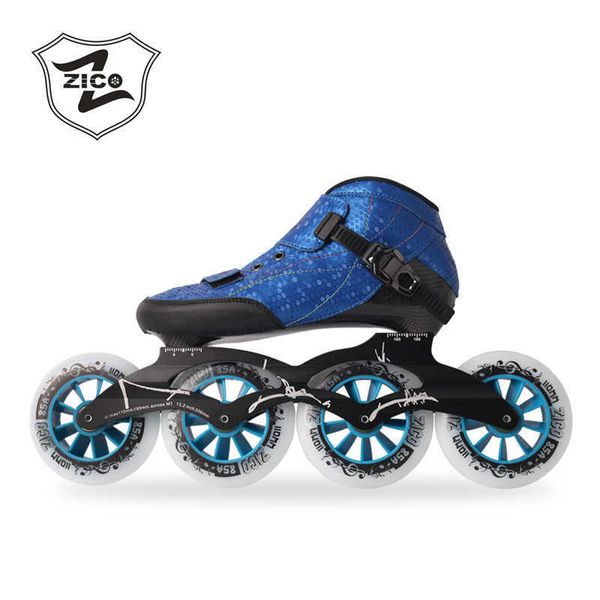 Inline-Rollschuhe 3 4 Räder Inline-Speed-Skates für Kinder Erwachsene Outdoor Street Skating Rennsport Roller Patins 90 100 110 Kohlefaser EU 27-43 HKD230720