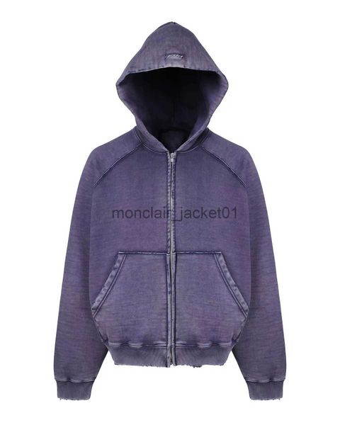 Moletons masculinos com capuz Novo luxo 2023 ARQUIVO FAR do pulôver roxo Hoodies com capuz Moletons de veludo Algodão Drake Grosso Fleece Street # 238 J231012