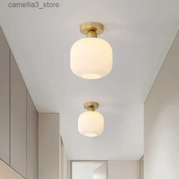 Plafoniere Moderna LED Plafoniera Lampadario Lampada per Soggiorno Cucina Camera da letto Corridoio Ingresso Studio Semplice Lustro Illuminazione interna Q231012