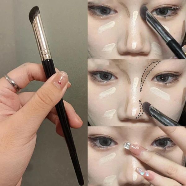 Make-up Pinsel Finger Bauch Kopf Kontur Concealer Pinsel Professionelle Abdeckung Augenringe Highlighter Gesicht Detail Schönheit Werkzeuge