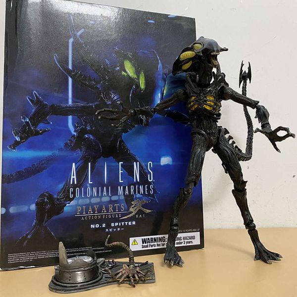 Costumi mascotte Gioca Arts Alien Bjd Pvc Action Figure Giocattoli di modello 26 cm Giunto mobile bambola Scaffale Ornamento Regalo creativo per gli amici