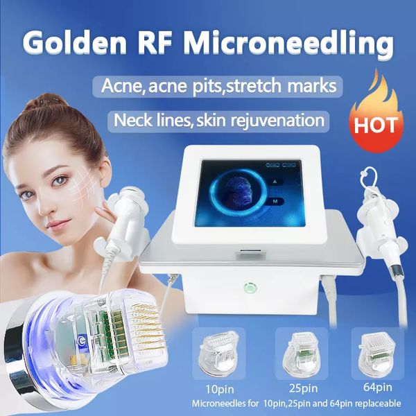 Горячие продажи 2 в 1 Microneedle RF Cold Hammer Радиочастотная игла для красоты Машина Охлаждение Microneedle RF Machine