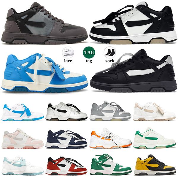 off white shoes out of office sneaker designer shoes off whitesdesigner shoes Casual Shoes Black White Blue  Leather White Light Trainers Platform mens shoes Sneakers【code ：L】