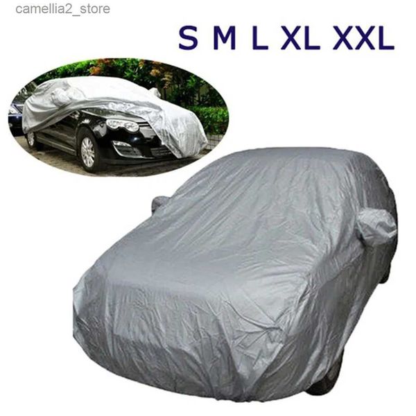 Capas de carro Vislone Universal Full Car Cover Exterior Interior Proteção UV Protetor Solar Proteção de Calor À Prova de Poeira Sedan Resistente a Riscos S-XXL Q231012