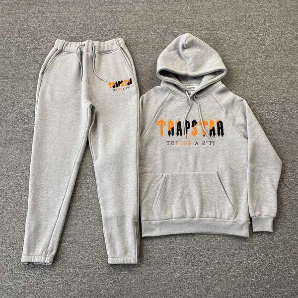 Designer Hoodie Trapstar Traccia piena tracce asciugamano arcobaleno ricamo decodifica con abbigliamento sportivo con cappuccio maschi di abbigliamento sportivo cumineria