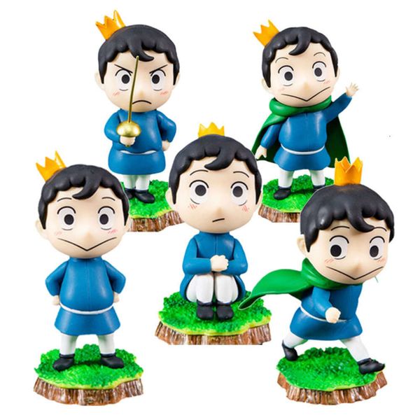 Costumi mascotte 12 cm Figura anime Bojji Classifica dei re Kawaii Varie forme con modello base Bambole giocattolo Regalo Raccogli ornamento in scatola Materiale in PVC