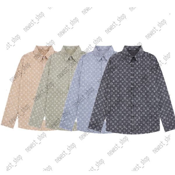 Designer de verão mens vestido camisas casual camisa de algodão roupas geometria carta retalhos overshirt tops flores antigas estilo pista XXXL 3XL