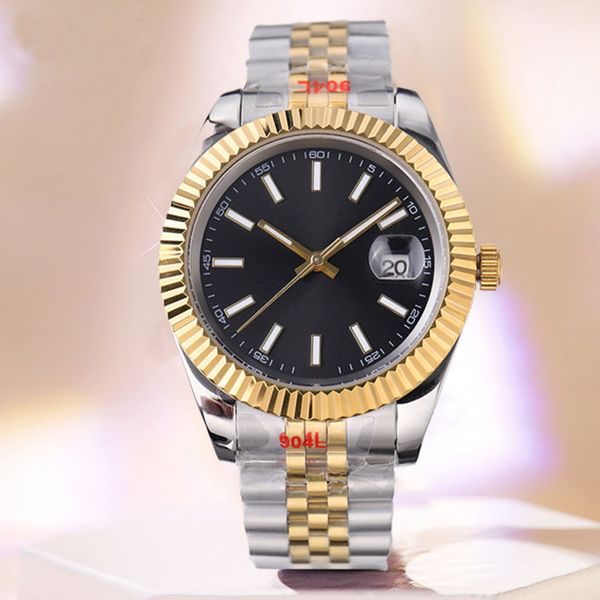 Ro lex datejust часы для мужчин, обновленная серия дайверов, часы, золотая керамическая вставка из нержавеющей стали, оригинальный браслет с бриллиантами, автоматические механические часы