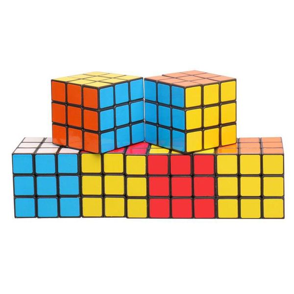 Cubi magici 5,5 cm Mosaico Puzzle Cube Magic Fidget Toy Mosaici Cubi Gioca a puzzle Giochi Bambini Intelligenza Apprendimento Giocattoli educativi Giocattolo Otspo