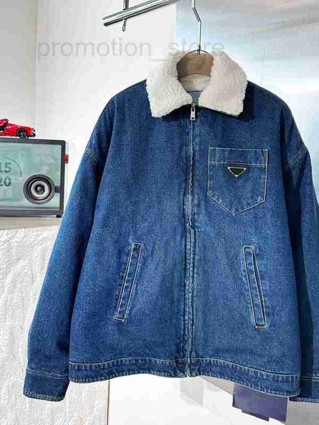 Giacche da uomo Designer Inverno giacche da uomo di fascia alta di alta qualità cuciture in peluche design blue jeans cappotto taglia US marchio di lusso top designer NC7P