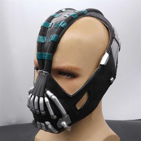 Bruce Wayne O Cavaleiro das Trevas Ressurge Bane Cosplay Máscara de Látex Prop Halloween H0910237O