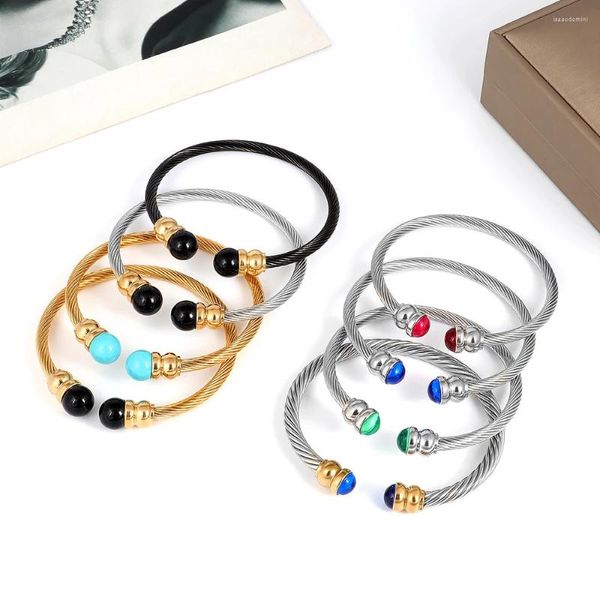 Bangle 2023 na moda luxo empilhável manguito para mulheres preço de casamento boa qualidade cz dubai cor de prata pulseiras de festa