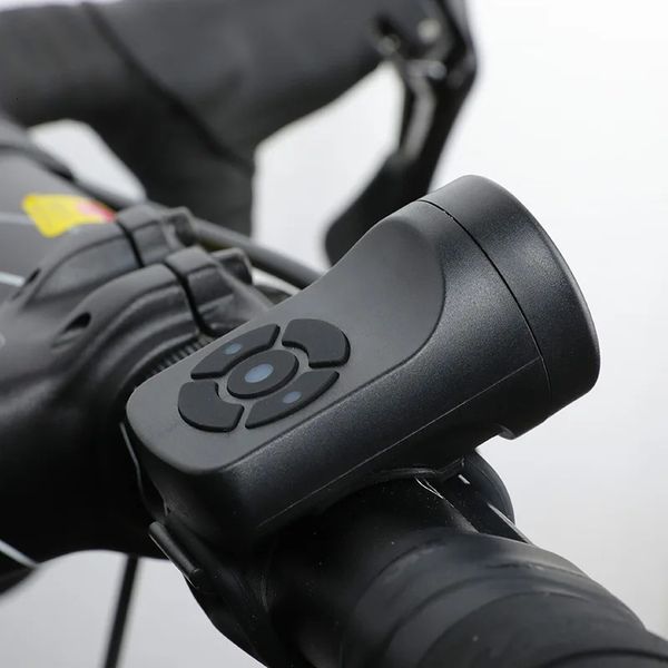 Bisiklet kornaları USB Şarj Bisiklet Elektrikli Çan Boynuzu 4mode Mountain Yolu Antithefeft Alarm Aksesuarları 231012