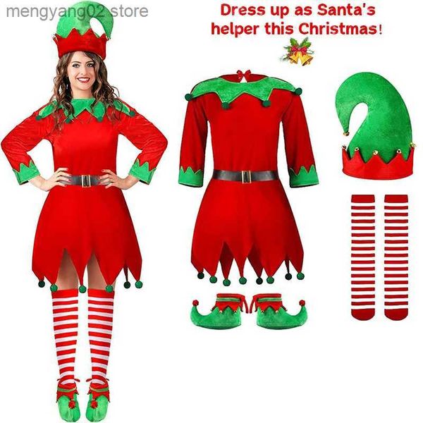 Tema traje natal vem elf terno ano novo crianças conjunto completo roupa de natal vem para bebê menino menina crianças adulto t231013