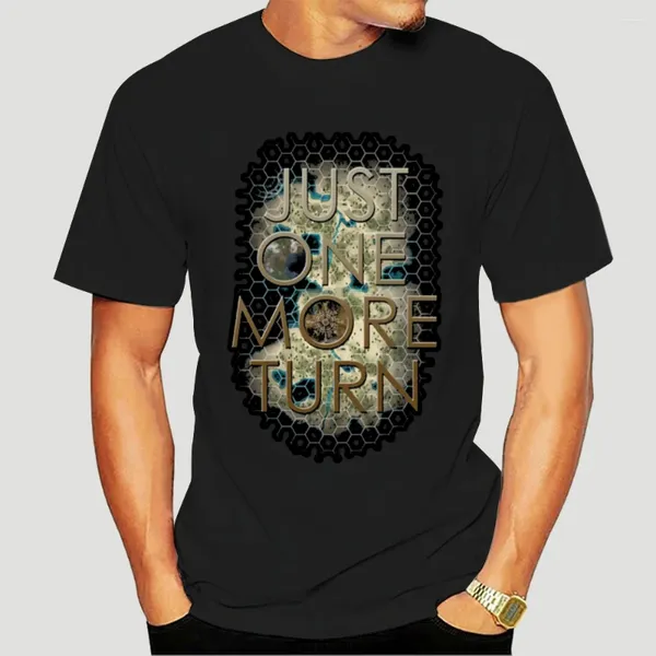 Мужские футболки Мужская футболка Just One More Turn..... Футболка с принтом Really Geek Футболки Top-2337A