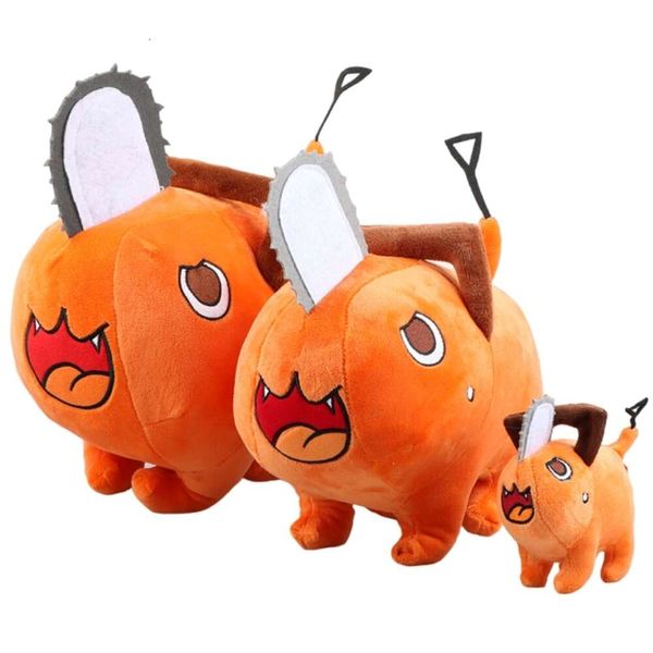 Trajes de mascote 10/25/40cm anime motosserra homem pochita brinquedos de pelúcia kawaii dos desenhos animados pochita travesseiro recheado brinquedo de boneca macia para crianças presente de aniversário