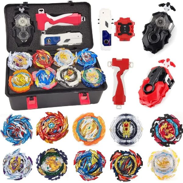 Dönen Top Beyblade Patlama Oyuncak Set Hediyesi Çocuklar İçin Erkekler Erkekler 6 8 10 12 Savaş Savaşlama Oyunu Tops 3 İki Yolcu 231013